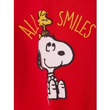 Snoopy Lisanslı Çocuk Sweatshirt 21643