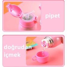 Youxuan 500 ml Paslanmaz Çelik Taşınabilir Yalıtımlı Çocuk Su Şişesi ve Su Isıtıcısı (Yurt Dışından)