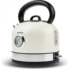 Karaca Retro 2202 Su Isıtıcısı Kettle Krem 2200W