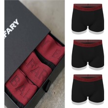 Balfary Modal Erkek Boxer 3 Adet Boxer Yumuşak Dokulu