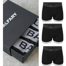 Balfary Modal Erkek Boxer 3 Adet Boxer Yumuşak Dokulu