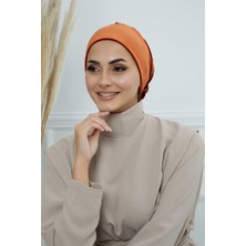Aisha's Design Gül Detaylı Kadife Bone,B-53K