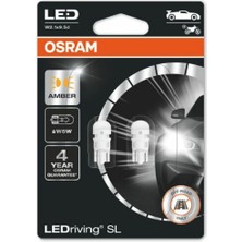 Osram W5W T10 Turuncu Dipsiz Tavan Park LED Ampülü