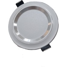 Medled 5 Watt LED Spot Trafolu Beyaz - Gümüş Kasa Çift Renk (Beyaz Işık ve Gün Işığı)