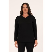 Myline Basic V Yaka Triko Kazak