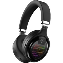 Xo XO-BE18 Siyah Wirelles Kablosuz Katlanabilir Kulak Üstü Rgb Işıklı Bluetooth Kulaklık