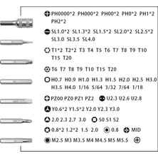 Yunxitrade 115'I 1 Arada Güçlü Manyetik Krom Vanadyum Çeliği Tornavida Seti (Yurt Dışından)