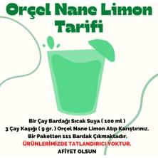 Orçel Nane Limon (Mentöllü) Aromalı İçecek Tozu Oralet 1 kg.