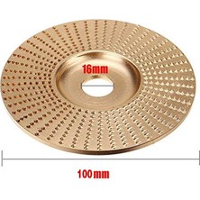 Guangdong Spirit Açılı Taşlama Disk Öğütücü Şekil Disk Ahşap Çelik Taşlama Gravür Taşlama Diski Aurum 100 X16 mm (Yurt Dışından)