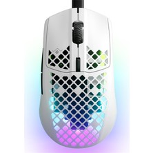 Steelserıes Aerox 3 Snow (2022) Ultra Hafıf 59G. Truemove Core Sensor Kablolu Mouse