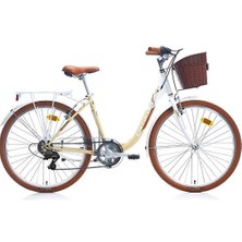 Carraro Juliana 28 430H Şehir Bisikleti Beyaz-Bej-Kahverengi