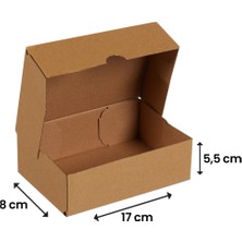 Packanya 17x8x5,5-100 Adet Kesimli Kutu - İnternet ve Kargo Kutusu