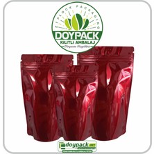 Doypack Bordo Alüminyum Kilitli Doypack 11X18,5 (100 Gr.) 50-100-250 Adet