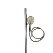 Creavit Omega Mat Gri 3 Fonksiyonlu Duş Seti