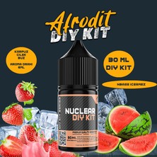 Nuclear Kimya Afrodit 30 ml Dıy Kit  Çilek Karpuz Buz Gıda Aroması 6  ml (Aroma Içerir )