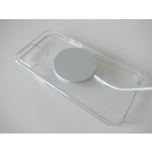 Gevrek Techs iPhone 15 Promax ile Uyumlu Magsafe Özellikli Darbe Önleyici Şeffaf Kılıf