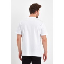 Uomo Park 2310 Relax Kalıp Özel Koleksiyon Baskılı Casual T-Shirt