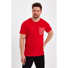 Uomo Park 2601 Cep Baskı  Detaylı Relax T-Shirt