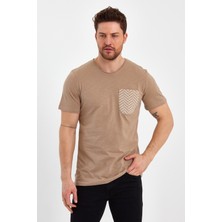 Uomo Park 2601 Cep Baskı  Detaylı Relax T-Shirt