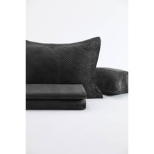 Silva Çift Kişilik Yatak Örtüsü Takımı - Antrasit