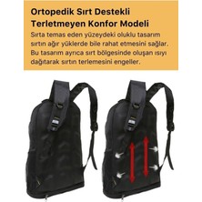 Pastimore Ortopedik Konfor Modeli Büyük Boy Çok Gözlü Seyahat Spor Dağcı Kamp Bölmeli Outdoor Sırt Çantası
