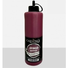 Cadence Hybrid Akrilik Multisurfaces Boya H-056 Vişne 500 ml