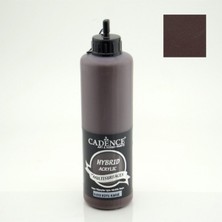 Cadence Hybrid Akrilik Boya H-018 Koyu Kahve 500 ml Çok Yüzeyli Kullanım İçin Özel Formül