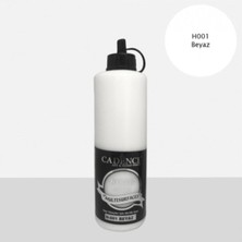 Cadence H001 Beyaz Renkli Hybrid Multisurfaces 500ML Özellikli Sanatsal Malzeme