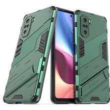 Seniee Xiaomi Redmi K40/K40 Pro Destek Standlı Darbeye Dayanıklı Telefon Kılıfı (Yurt Dışından)