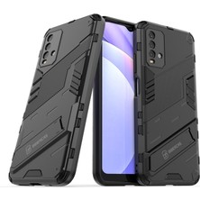 Seniee Xiaomi Redmi 9t Destek Standlı Darbeye Dayanıklı Telefon Kılıfı (Yurt Dışından)