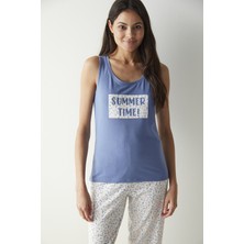 Summer Time Kapri Pijama Takımı