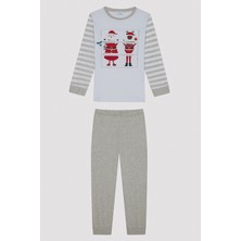 Penti Unisex Çocuk Beyaz Pijama Takımı
