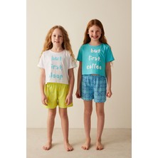 Penti Kız Çocuk Tile 2li Pijama Takımı