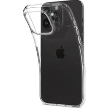 Spigen Apple iPhone 15 Pro Max Kılıf Liquid Crystal 4 Tarafı Tam Koruma Crystal Clear - ACS06557