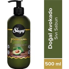 Sleepy Sıvı Sabun Premium 500ml Green Care Seri (Doğal Aloe Vera/Avokado/Adaçayı) (12 Li Set)