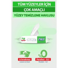 Fibril Yüzey Temizlik Havlusu 50 Yaprak Xl Karma 6 Lı Set Beyaz Sirke-Sabun-Temizlik Kokulu 300 Yp