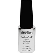 Kinetics Solar Gel Top Coat Günlük Oje Için Top Coat 15ml