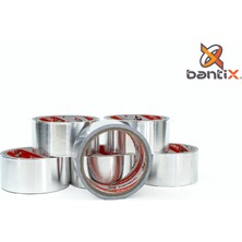 Bantix 6'lı Paket Alüminyum Folyo Bant 44MM * 10 Ar Metre Yanmaz Erimez Tamirat Tadilat Bandı