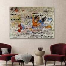 Artwaystore Jean Michel Basquiat'in 50 Cent Piece Isimli Eseri Kanvas TABLO-5017