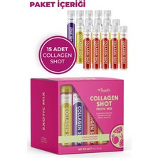 Vitanil's Nutrition Hidrolize Collagen Shot 15 Li Kutu Exotic Mix - Karışık Aromalı Tip