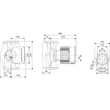 Grundfos Magna3 65-120 F 340 Frekans Konvertörlü Sirkülasyon Pompası