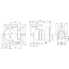 Grundfos Magna1 32-120 F 220 Frekans Konvertörlü Sirkülasyon Pompası
