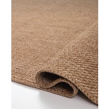 Saraz Halı SRZ-0604 Jüt Tabanlı Hasır Dokuma Örme Bohem Antialerjik Halı Kilim