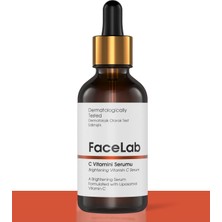 Facelab 2'li Cilt Bakım Seti - Yenileyici Aha Peeling Serum + C Vitamini Serum