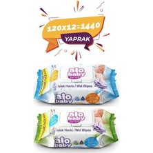 Alo Baby Ekopack Islak Havlu 120'LI x 12 Paket