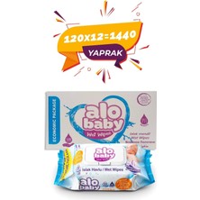 Alo Baby Ekopack Islak Havlu 120'LI x 12 Paket