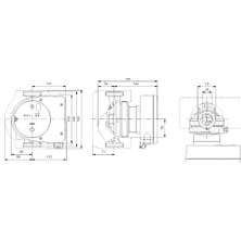 Grundfos Magna1 25-40 180 Frekans Konvertörlü Sirkülasyon Pompası