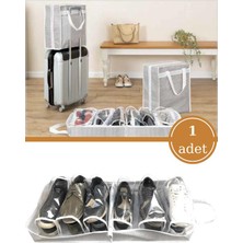 Flosoft 6 Bölmeli Ayakkabı Hurcu, Seyahat Tipi Çok Amaçlı Ayakkabı Saklama Çantası Düzenleyici