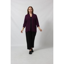 Moda Berray Büyük Beden Blazer Ceket