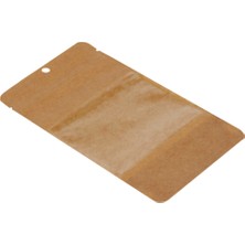 Packanya 20x30x5 Cm-500 Adet Kraft Geniş Pencereli Doypack